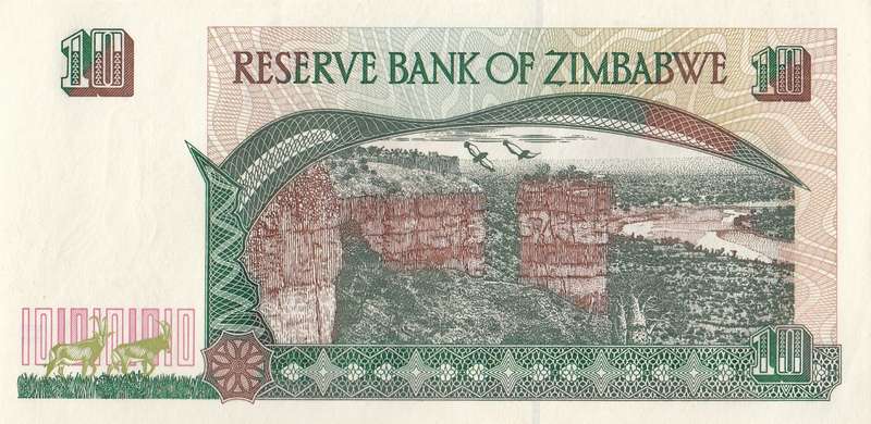 TEN DOLLARS       ZIMBABWE        CY3233178      SET086
