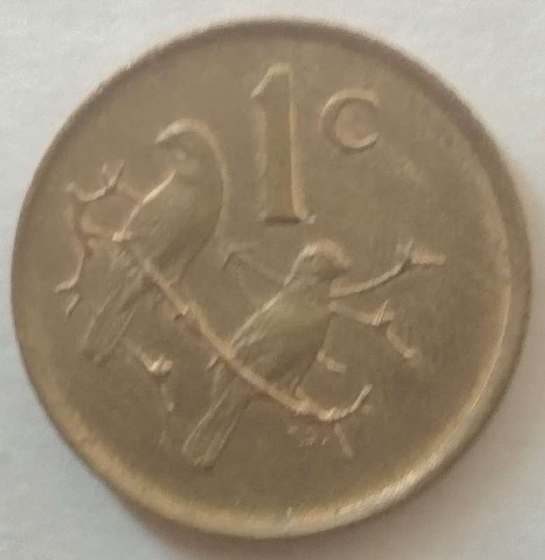 1987  1c   Coin     RSA           SUN16110