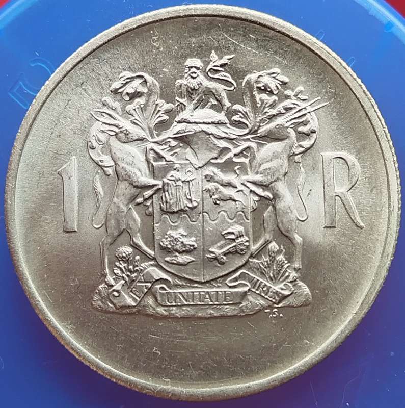 1969  SILVER   R1   COIN   (Afrikaans)       SUN16137
