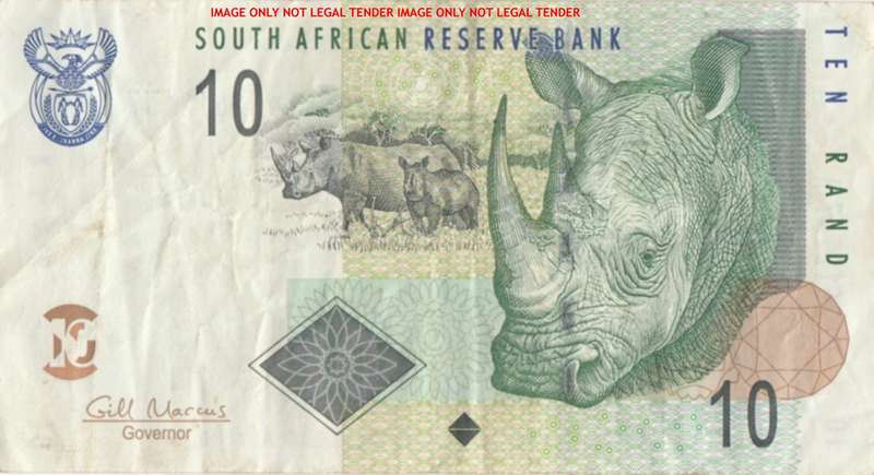 GILL MARCUS       R10 banknote         RA2612157A       SET007