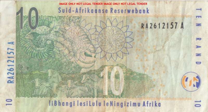 GILL MARCUS       R10 banknote         RA2612157A       SET007