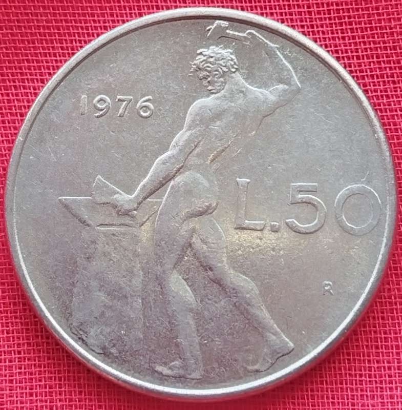 1976       50 Lire     Italy         SUN16158