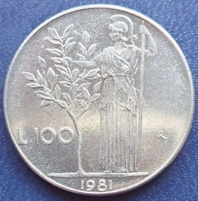 1981  100 Lire     Italy         SUN16163