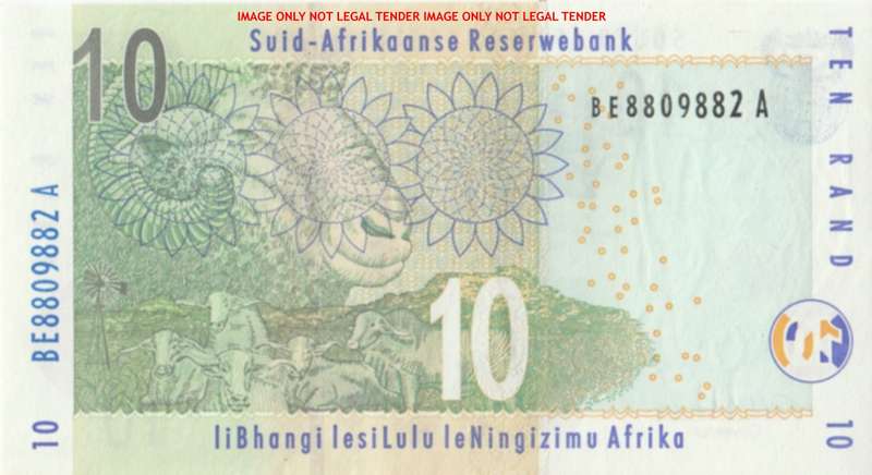 GILL MARCUS       R10 banknote         BE8809882A       SET026