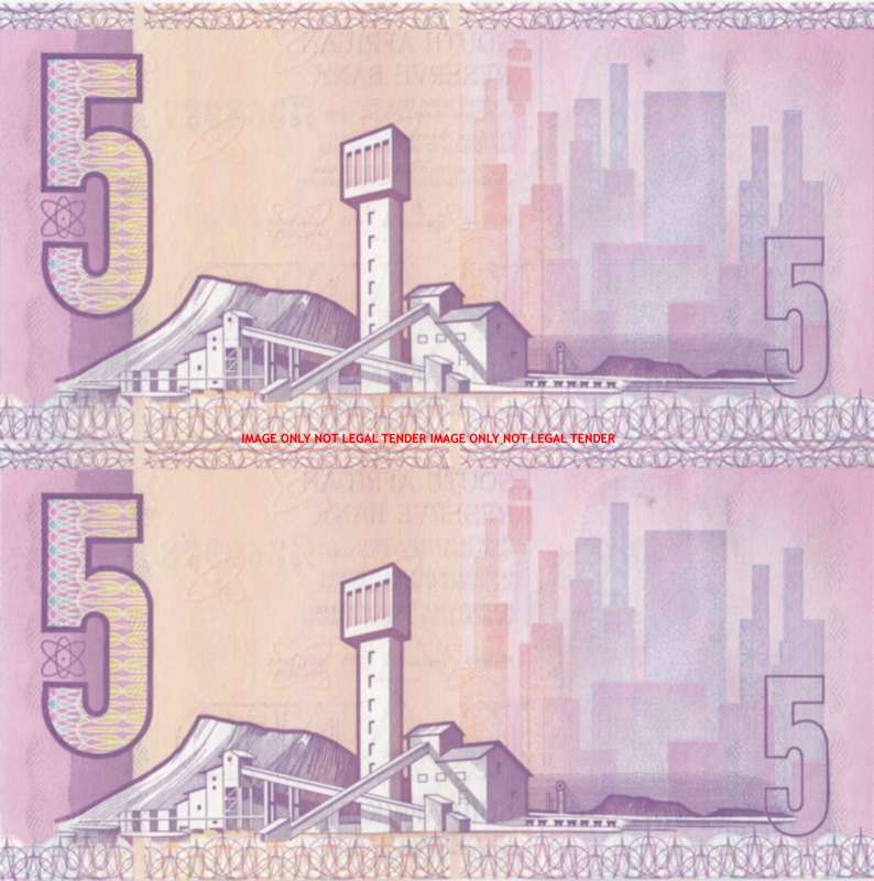 GPC DE KOCK  R5 BANKNOTES IN SEQUENCE                  SET017B