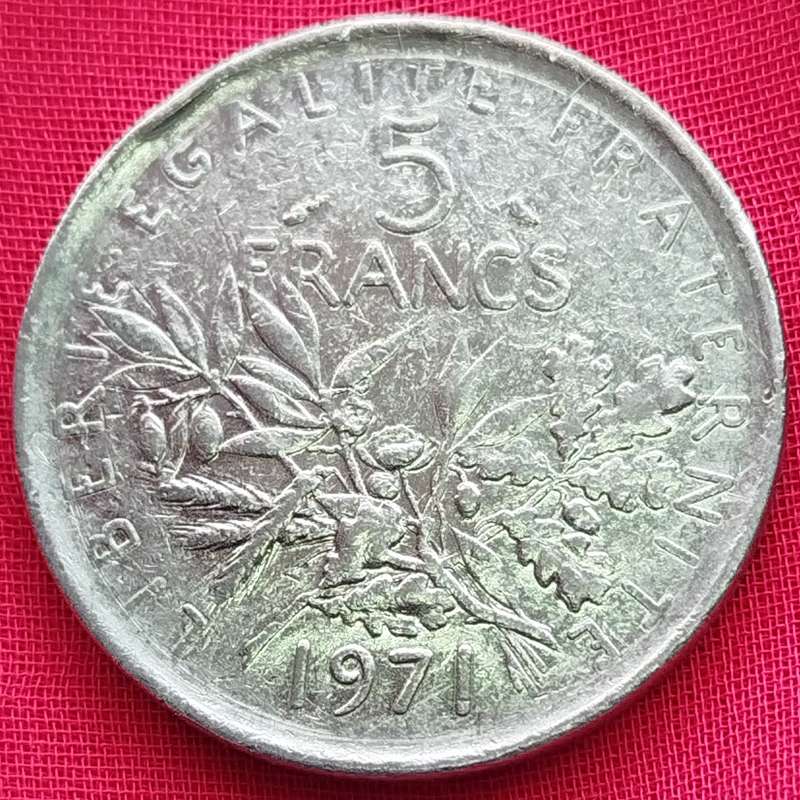 1971         5 FRANCS Coin      FRANCE          SUN16170