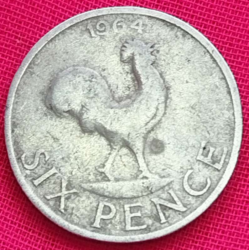 1964   SIX PENCE  Coin      Malawi         SUN16173