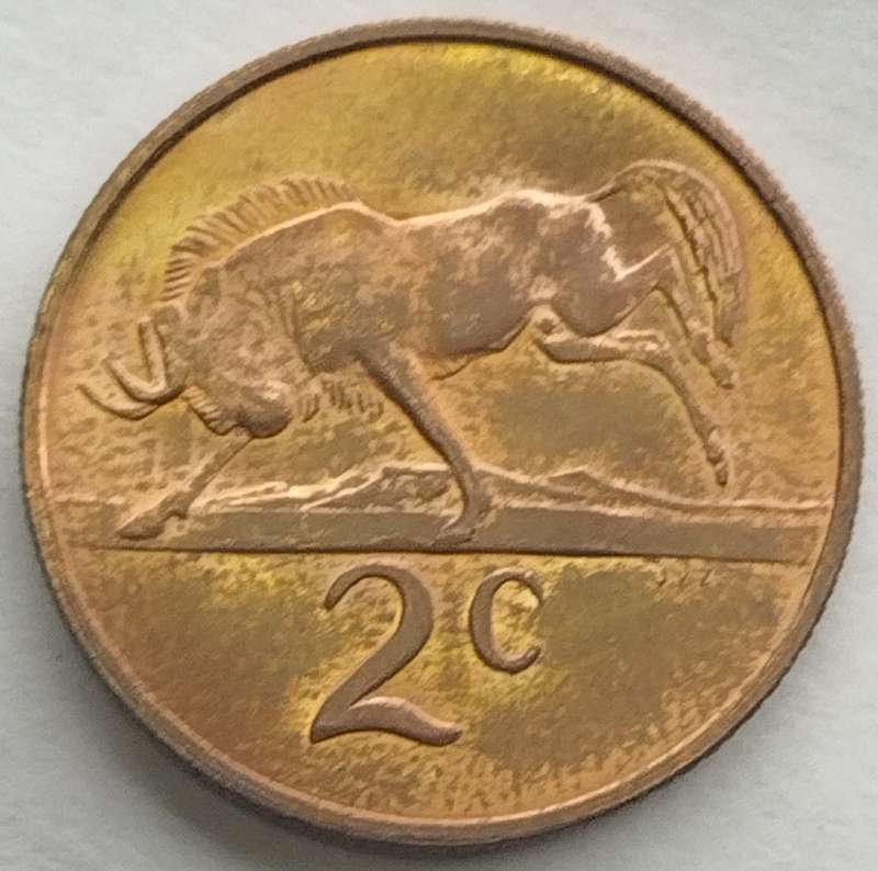 1968   2c   COIN   (Afrikaans)       SUN16214
