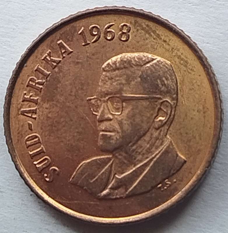 1968   1c   COIN   (Afrikaans)       SUN16221