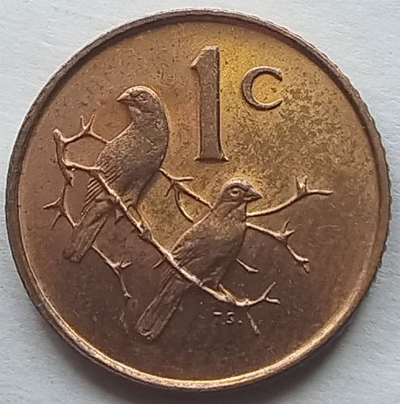1968   1c   COIN   (Afrikaans)       SUN16221