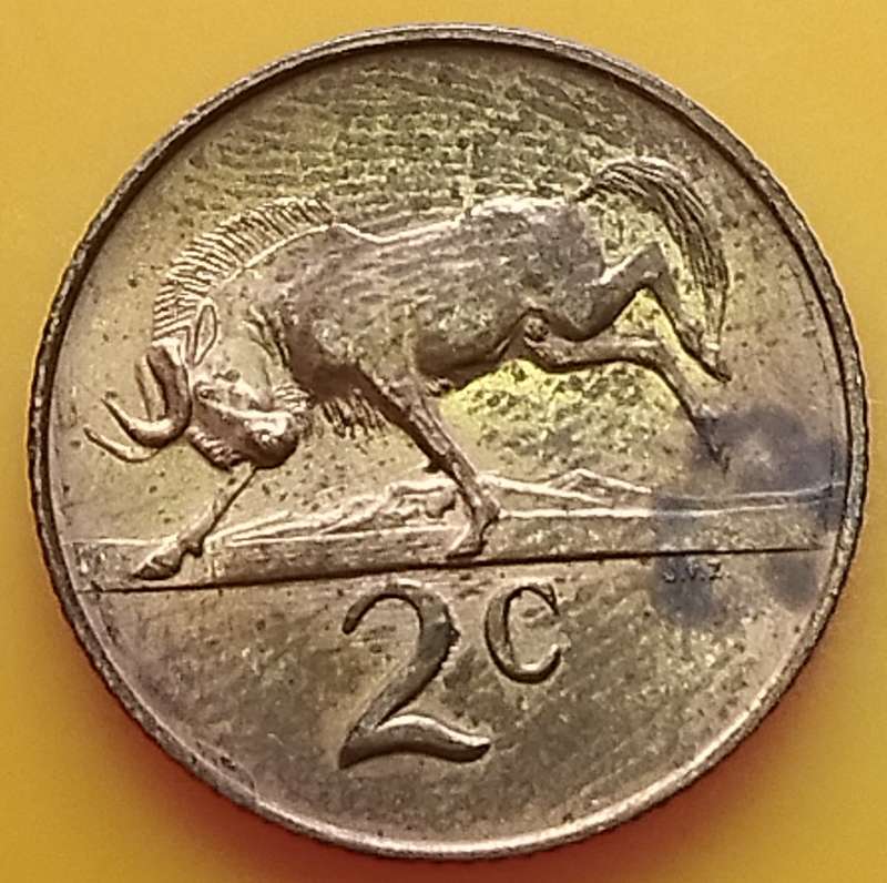 1967   2c   COIN   (Afrikaans)       SUN16233