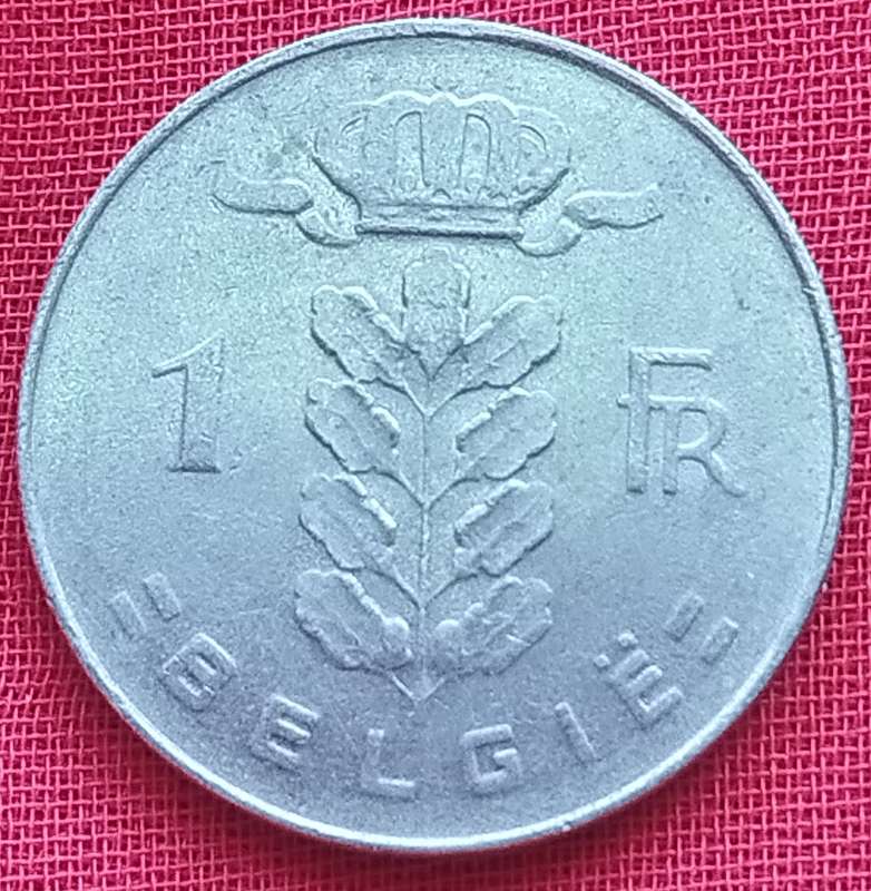 1977       1 Franc  COIN      Belgium          SUN16255