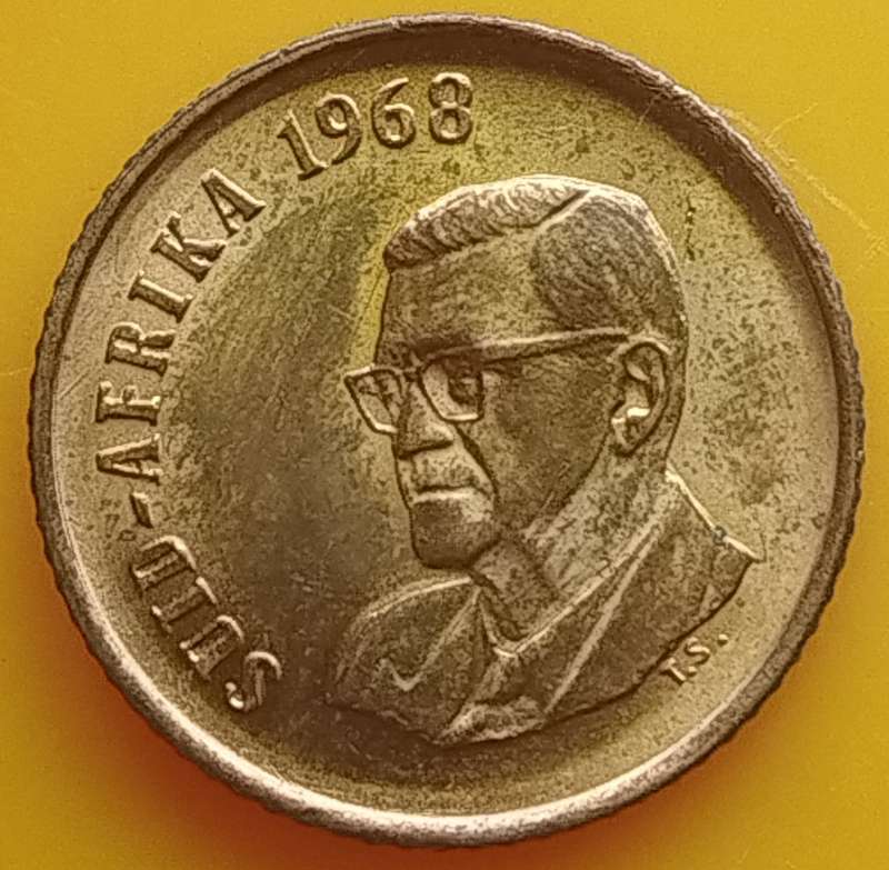 1968   1c   COIN   (Afrikaans)       SUN16261