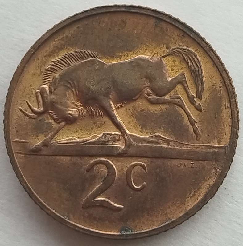 1968   2c   COIN   (Afrikaans)       SUN16274