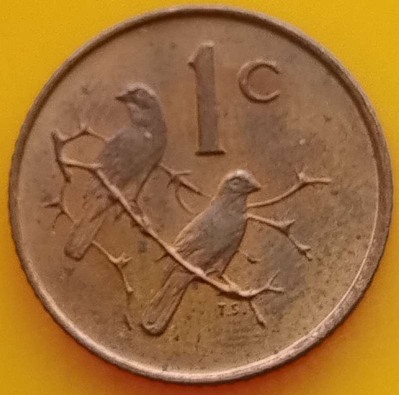 1967   1c   COIN   (Afrikaans)       SUN16282