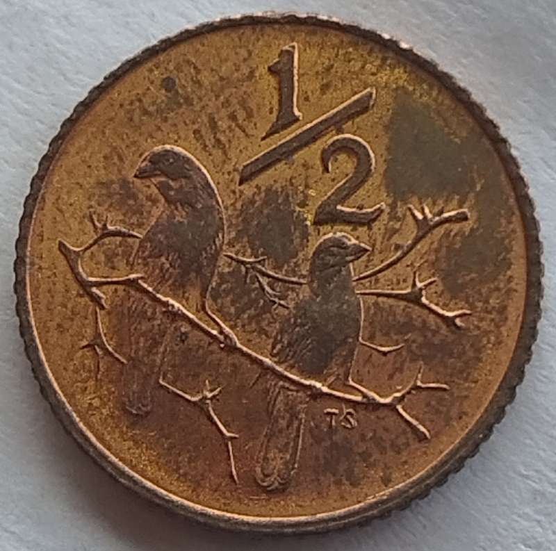 1970     1/2  Cent     Coin                SUN16284