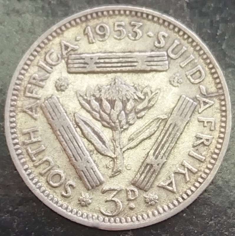 1953  Threepence Coin   (SILVER   0.500)             SUN16320