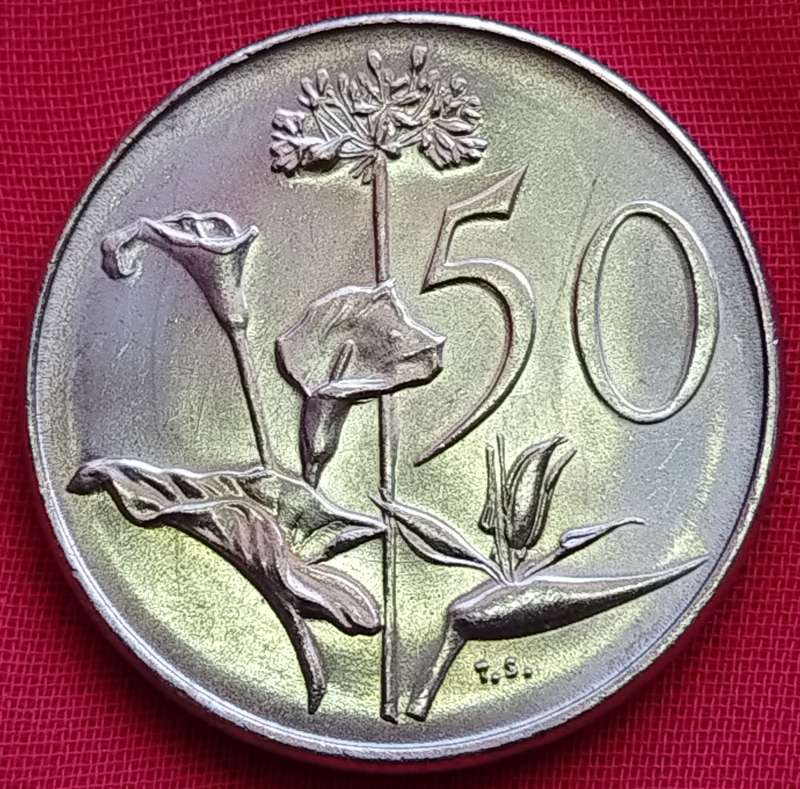 1974  50c  RSA                      SUN16340