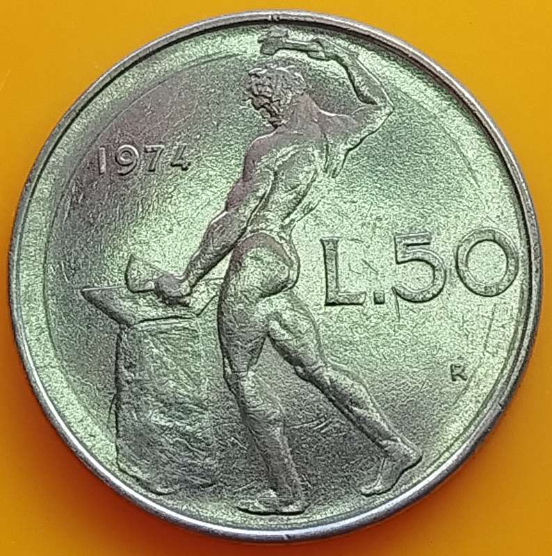 1974       50 Lire     Italy         SUN16371
