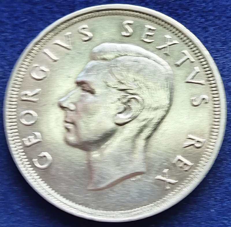 1951    5 SHILLING  COIN      (SILVER )  ,      SUN16378