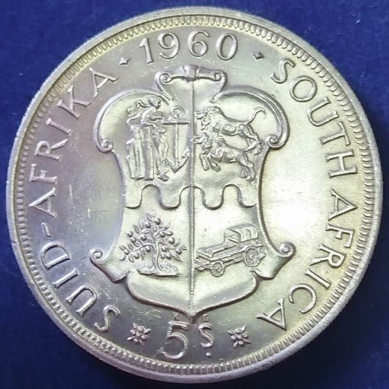 1960    5 SHILLING  COIN      (SILVER )          SUN16381