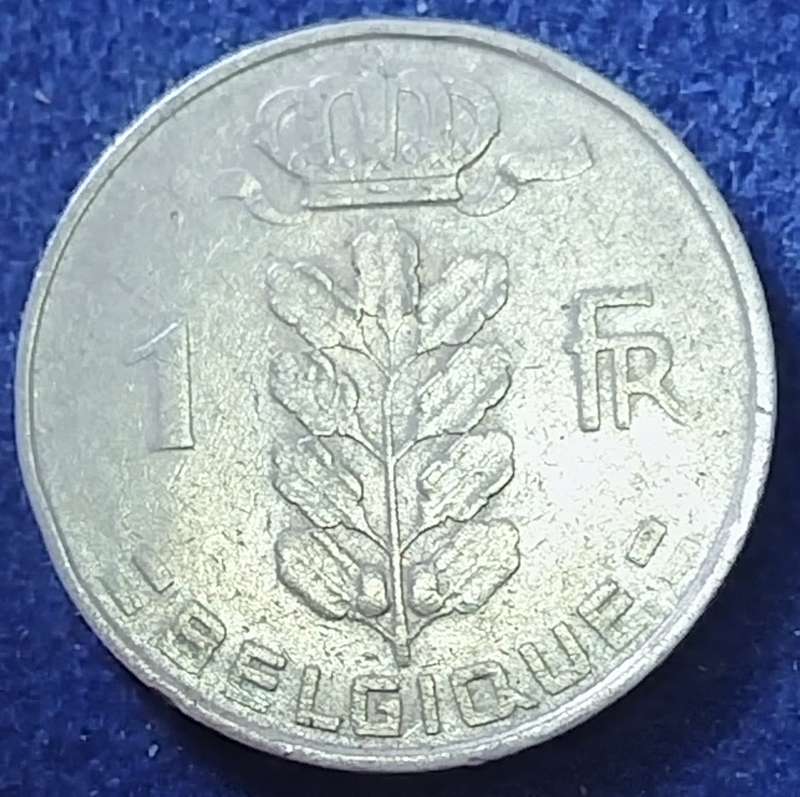 1952  1 Franc  COIN      Belgium          SUN16386