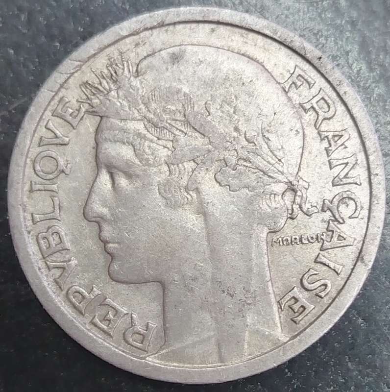 1947        1 FRANC Coin      FRANCE          SUN16393