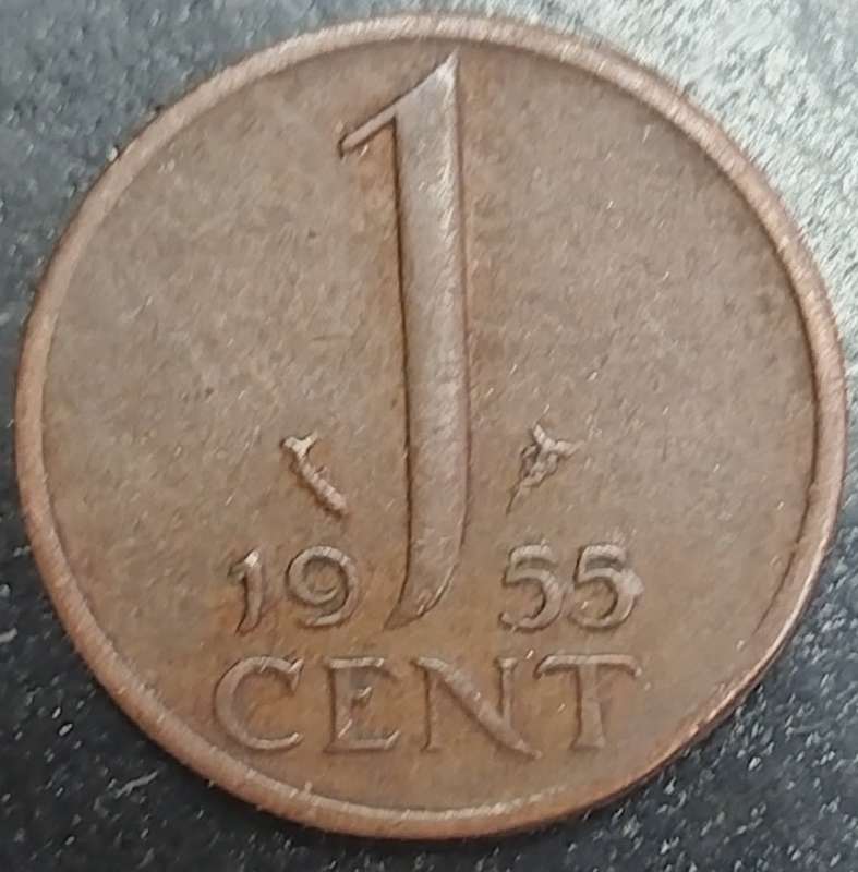 1955  1 Cent      Netherlands          SUN16395