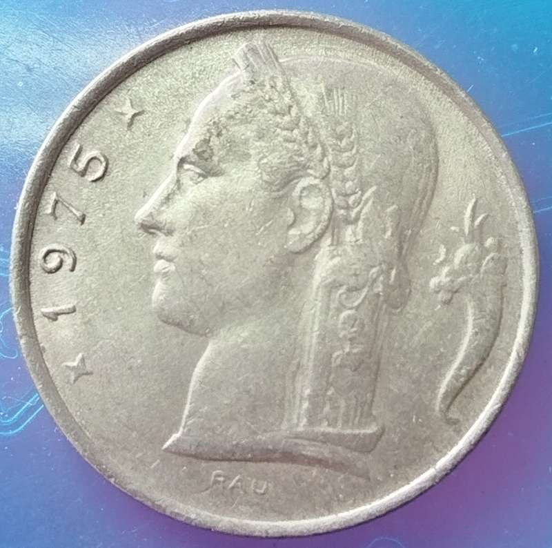1975  5 Franc  COIN      Belgium          SUN16429