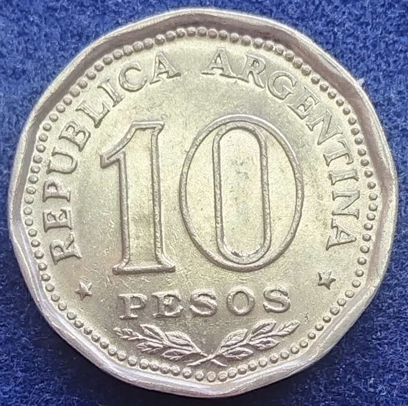 1966     10 Pesos  Commemorative issue  (UNC/AUNC)   COIN      ARGENTINA         SUN16454
