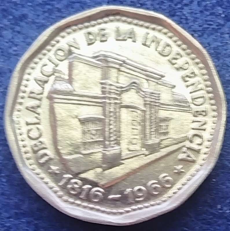1966     10 Pesos  Commemorative issue  (UNC/AUNC)   COIN      ARGENTINA         SUN16454