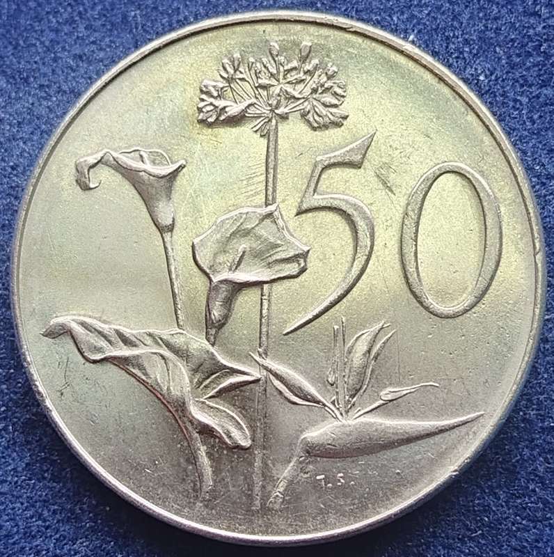 1966  50c   COIN   (Afrikaans)       SUN16457