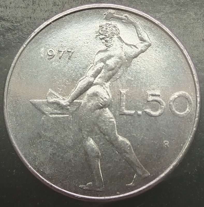 1977       50 Lire    ITALY         SUN16468