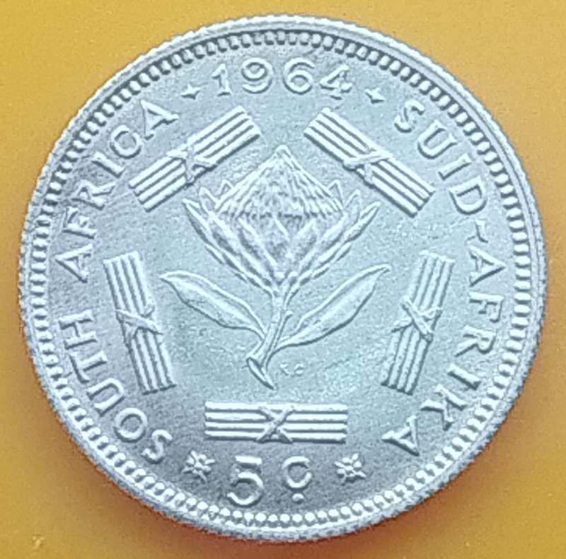 1964   5c   Coin        Silver (.500)        SUN16487