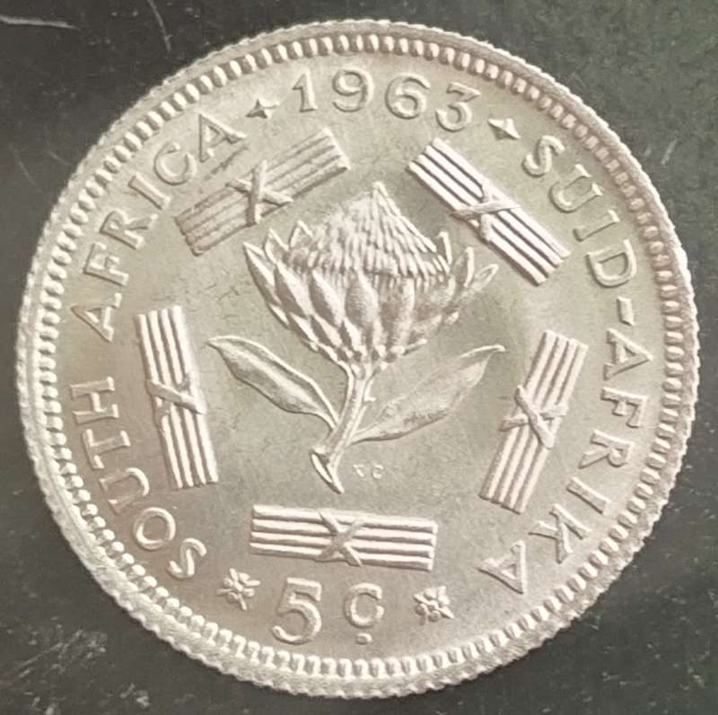 1963   5c   Coin        Silver (.500)        SUN16492