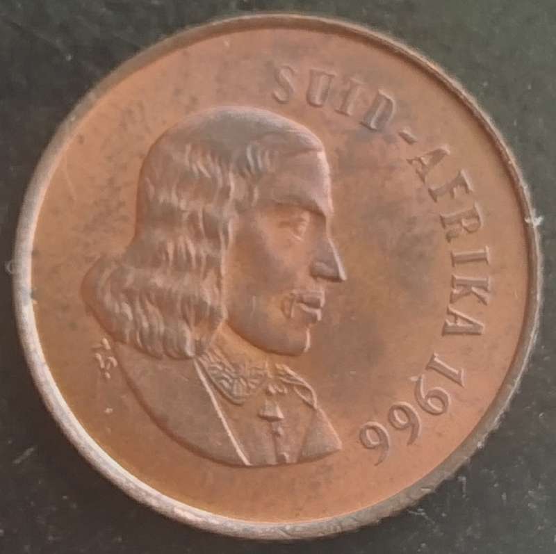 1966   1c   COIN   (Afrikaans)       SUN16497