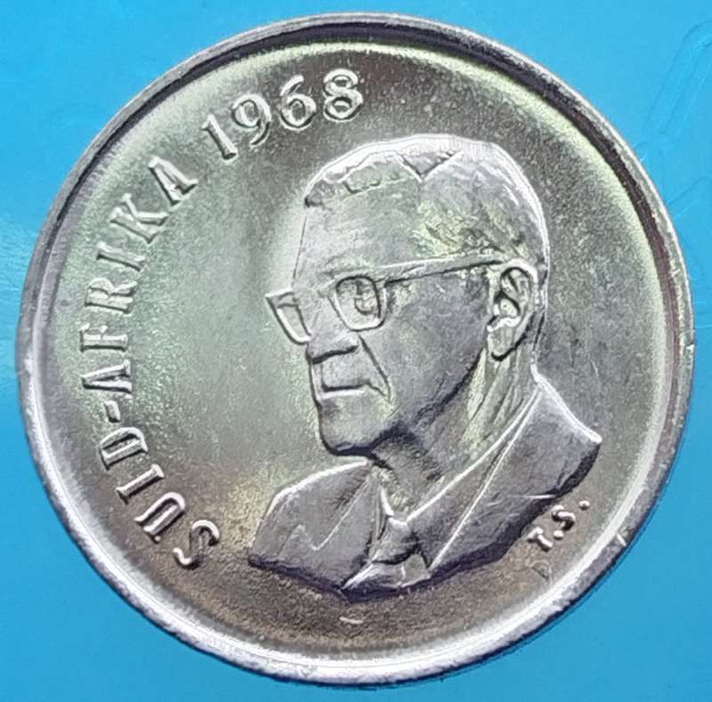 1968   5c   COIN   (Afrikaans)       SUN16544