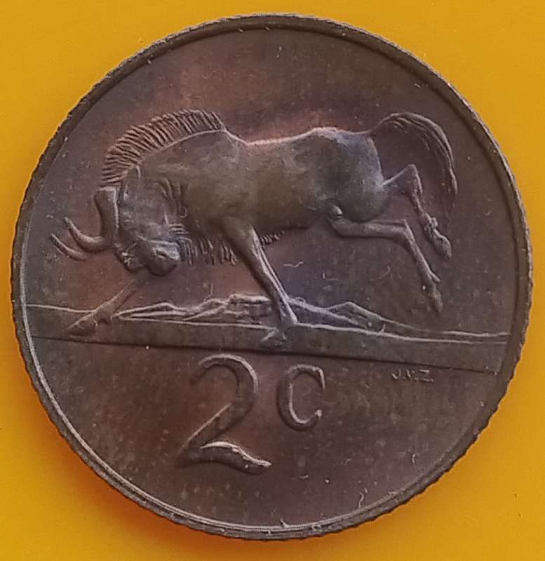 1966   2c   COIN   (Afrikaans)       SUN16568