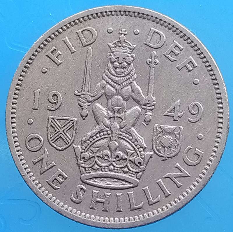 1949 -   ONE SHILLING Coin      United Kingdom         SUN16574
