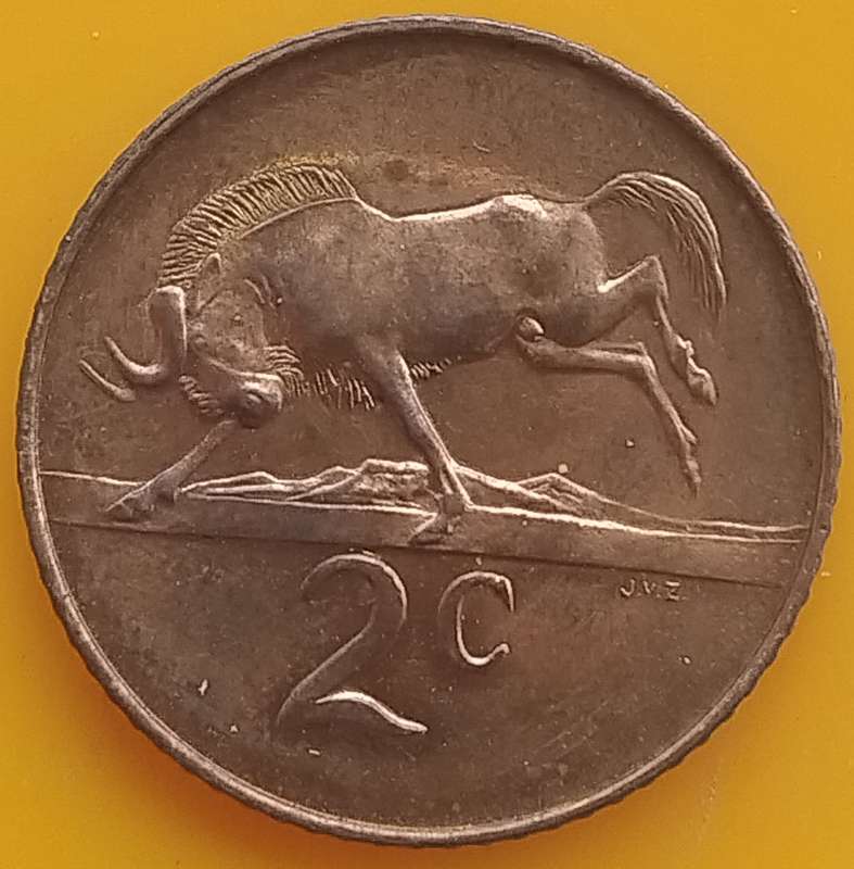 1965   2c   COIN   (Afrikaans)       SUN16584