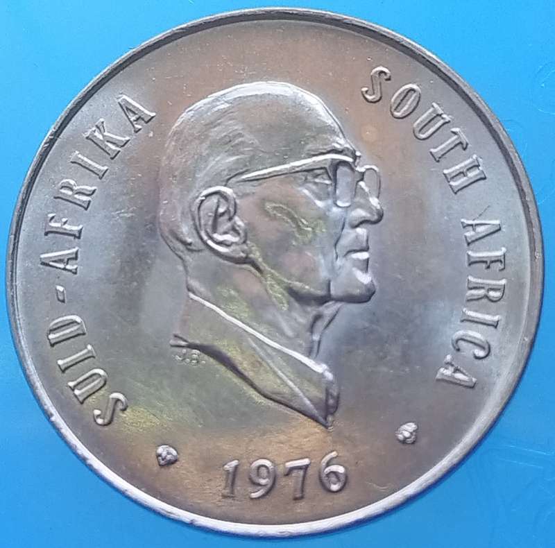1976   20c   COIN  RSA                    SUN16589