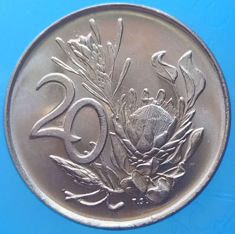 1976   20c   COIN  RSA                    SUN16589