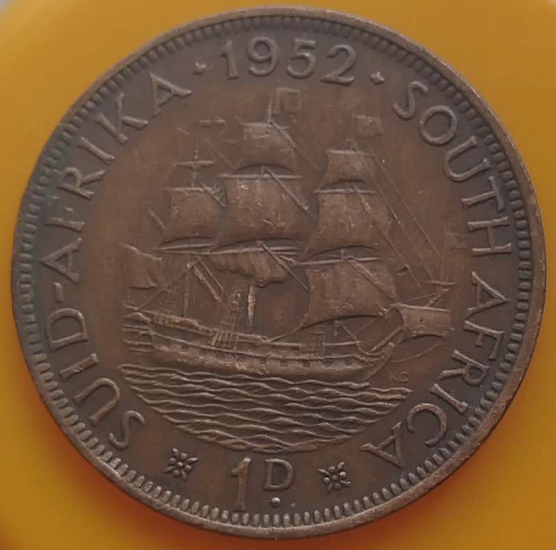 1952     PENNY  COIN        SA                       SUN16590