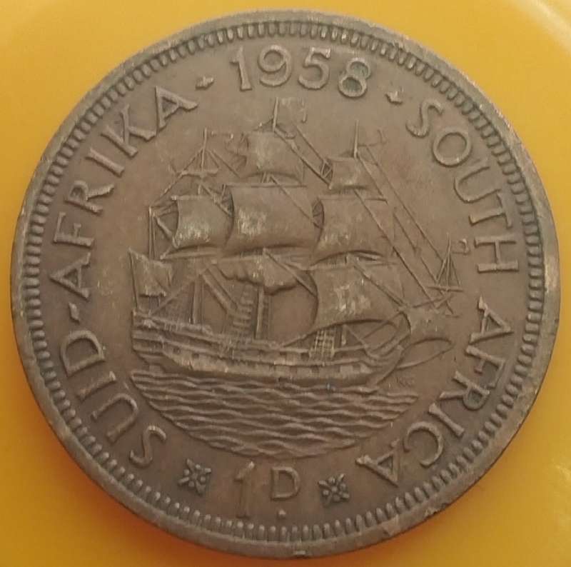 1958     PENNY  COIN        SA                       SUN16605