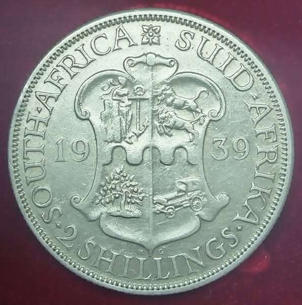 1939  TWO SHILLINGS  Coin   (SILVER   0.800)             SUN16613