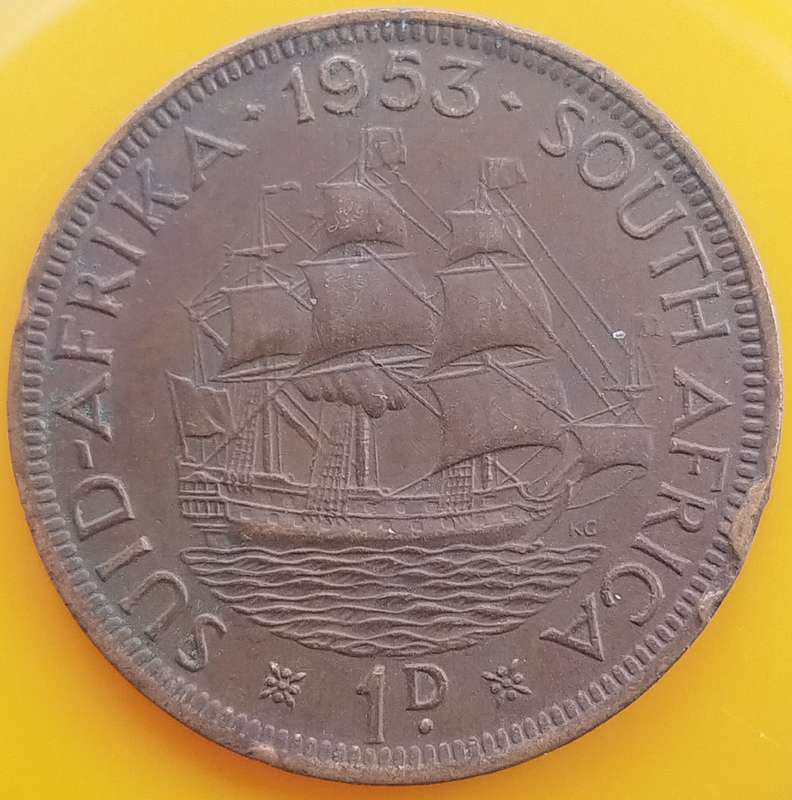 1953     PENNY  COIN        SA                       SUN16626