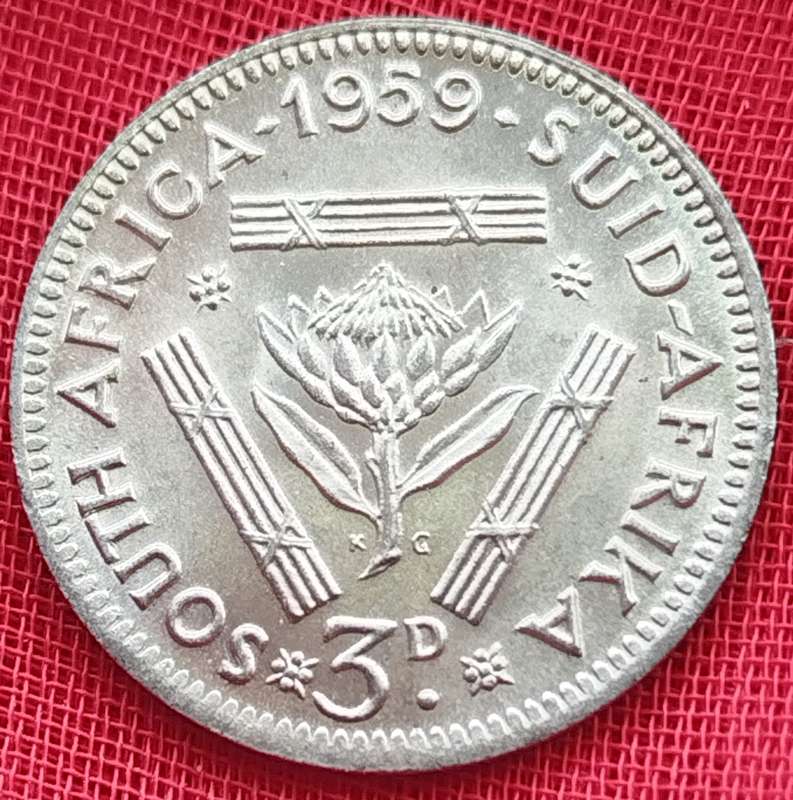 1959     THREEPENCE   COIN   SILVER           SUN16630