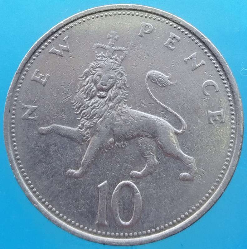 1975 -   10  Pence Coin      United Kingdom         SUN16647