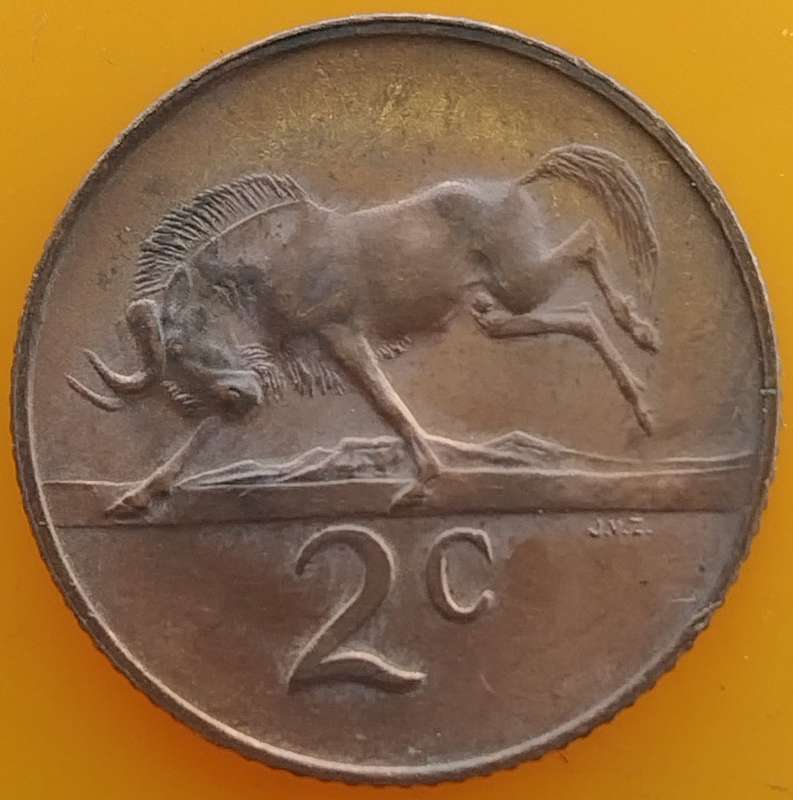 1968   2c   COIN   (Afrikaans)       SUN16651