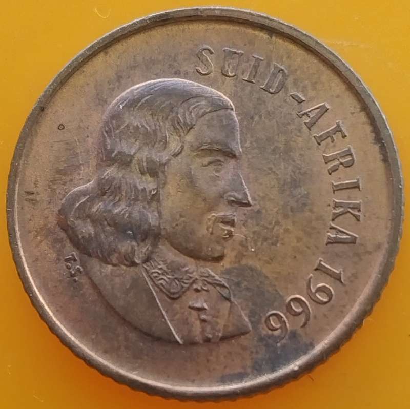 1966   1c   COIN   (Afrikaans)       SUN16654